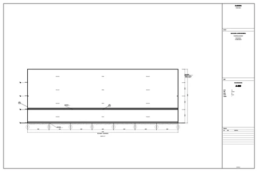 Building sections A-300 showing five storeys, floor assemblies and level datums.